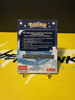 Shiny Miraidon Koraidon Code GameStop Pokemon - Physical PROMO Card- Unused Code - Image 2