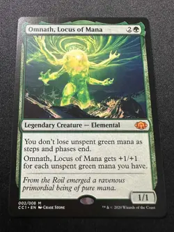 MTG English Omnath, Locus of Mana NM Commander Collection Green x1 - Image 1