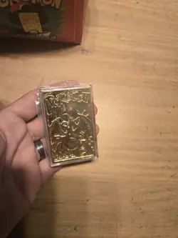 Pokemon 1999 23k Gold Plated Trading Cards COMPLETE SET Burger King Red Box Ed. - Image 3