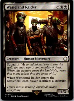 Wasteland Raider R Creature - Human Mercenary Normal Universes Beyond: Fallout 5 - Image 1