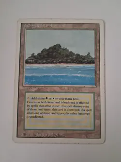 MTG Magic the Gathering Tropical Island Dual Land Revised Edition - Image 1