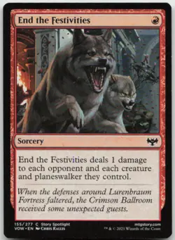 MTG End the Festivities C Innistrad: Crimson Vow 155 LP - Image 1