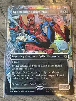 Spectacular Spider-Man (Borderless) Marvel's Spider-Man Foil - Image 1