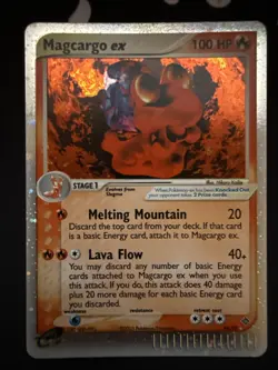 Pokemon TCG Magcargo EX Dragon Holo Card 95/97 Rare EX Dragon - Image 1