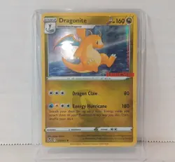Pokemon TCG Dragonite 131/195 - Silver Tempest - GameStop Promo Stamp - Image 1