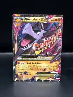 Pokemon TCG Mega-Aerodactyl-EX XY XY98 Holo Promo Card - Image 1