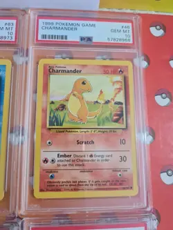Psa 10 Pokemon Base Set Charmander Squirtle Bulbasaur Pikachu Starters 1999 Rare - Image 4