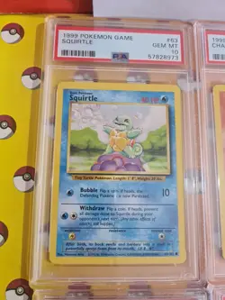 Psa 10 Pokemon Base Set Charmander Squirtle Bulbasaur Pikachu Starters 1999 Rare - Image 5