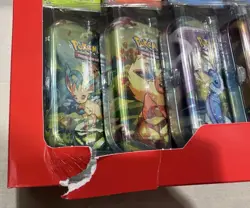 Pokemon TCG, Prismatic Evolutions, 8 Mini Tins Display, Costco Exclusive, Promos - Image 2
