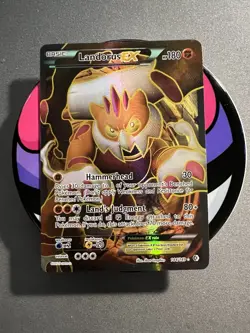Pokemon Landorus EX 144/149 Black & White Boundaries Crossed Full Art Rare MP - Image 1