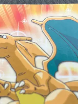 1999 Topps Pokemon TV Animation Edition Charizard Non-Holo #06 Blue Logo - Image 2