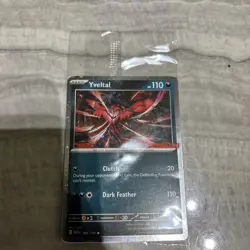 Sealed Yveltal 088/132 Holo Mega Evolution Pokemon Tcg GAMESTOP STAMPED PROMO! - Image 1