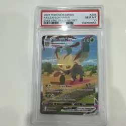 2021 POKEMON SWSH FA/LEAFEON VMAX EVOLVING SKIES-SECRET #205 PSA 10 GEM MT - Image 1