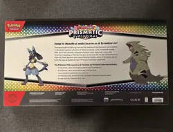 Pokemon TCG SV Prismatic Evolutions Lucario EX & Tyranitar EX Premium Collection - Image 2
