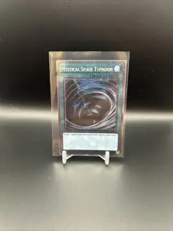 Yu-Gi-Oh Mystical Space Typhoon NKRT-EN040 Limited Edition Platinum Rare MP-LP - Image 1
