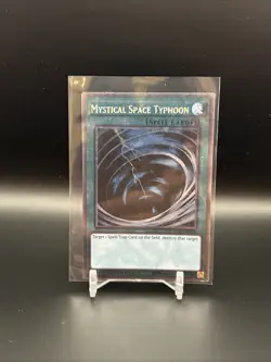 Yu-Gi-Oh Mystical Space Typhoon NKRT-EN040 Limited Edition Platinum Rare MP-LP - Image 2