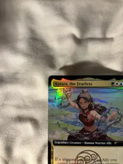 Magic The Gathering X Avatar Katara The Fearless FOIL Promo Card SDCC 2025 - Image 3
