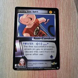 Fortify Your Spirit - Dragon Ball Z DBZ CCG Score Card Saiyan Saga- Krillin 31 - Image 1