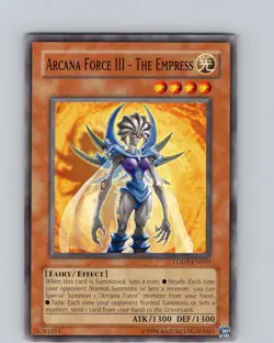 Yu-Gi-Oh TCG Arcana Force III - The Empress LODT-EN010 Unlimited Common Card NM - Image 1