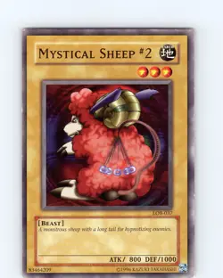 Yu-Gi-Oh TCG Mystical Sheep #2 LOB-037 Unlimited Regular Common Card LP - Image 1