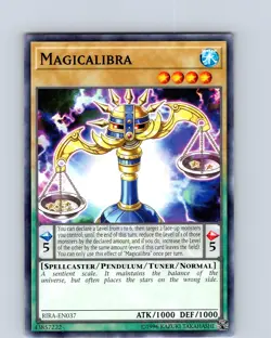 Yu-Gi-Oh TCG Magicalibra RIRA-EN037 Unlimited Regular Common Card NM - Image 1