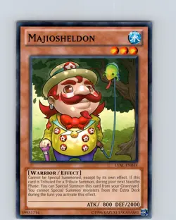 Yu-Gi-Oh TCG Majiosheldon LVAL-EN044 Unlimited Regular Common Card NM - Image 1