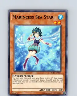 Yu-Gi-Oh TCG Marincess Sea Star RIRA-EN004 Unlimited Regular Common Card NM - Image 1