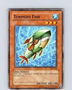 Yu-Gi-Oh TCG Torpedo Fish IOC-082 Unlimited Regular Common Card NM - Image 1