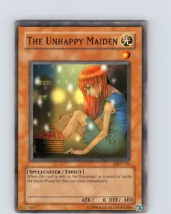 Yu-Gi-Oh TCG The Unhappy Maiden MRD-134 Unlimited Regular Common Card Played LP - Image 1