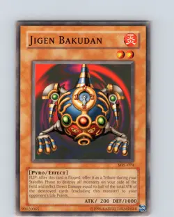 Yu-Gi-Oh TCG Jigen Bakudan MRL-074 Unlimited Regular Common Card Played LP - Image 1