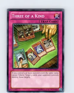 Yu-Gi-Oh TCG Three Of A Kind REDU-EN077 Unlimited Regular Common Card NM - Image 1