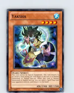 Yu-Gi-Oh TCG Yaksha STOR-EN037 Unlimited Regular Common Card NM - Image 1