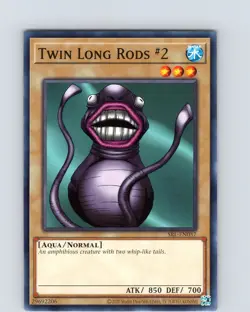 Yu-Gi-Oh TCG Twin Long Rods #2 SRL-057 25th Anniversary Common Card NM - Image 1