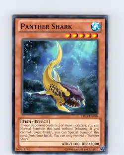 Yu-Gi-Oh TCG Panther Shark LTGY-EN010 Unlimited Regular Common Card NM - Image 1