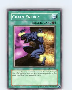 Yu-Gi-Oh TCG Chain Energy MRL-046 Unlimited Regular Common Card LP-NM - Image 1