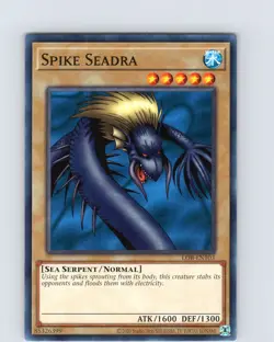 Yu-Gi-Oh TCG Spike Seadra LOB-EN103 25th Anniversary Unlimited Common Card NM - Image 1
