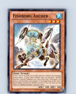 Yu-Gi-Oh TCG Fishborg Archer JOTL-EN096 Unlimited Regular Common Card NM - Image 1
