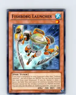Yu-Gi-Oh TCG Fishborg Launcher ABYR-EN096 Unlimited Regular Common Card NM - Image 1