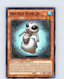 Yu-Gi-Oh TCG Graydle Slime Jr. INOV-EN030 Unlimited Regular Common Card NM - Image 1