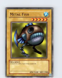 Yu-Gi-Oh TCG Metal Fish SRL-EN007 Unlimited Regular Common Card Played MP - Image 1