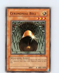 Yu-Gi-Oh TCG Ceremonial Bell MRL-092 Unlimited Regular Common Card LP - Image 1