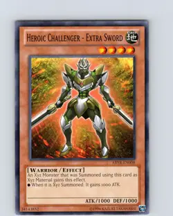 Yu-Gi-Oh TCG Heroic Challenger - Extra Sword ABYR-EN008 Unlimited Common Card NM - Image 1