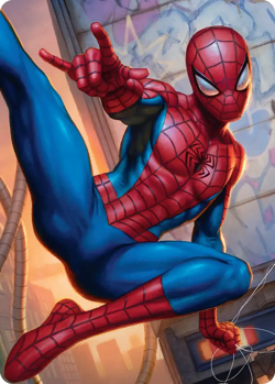 MTG Marvel Spider-Man Scene Box 6 Art Cards SPM English Complete Connect Image - Image 1