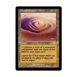 WOTC MtG Planeshift Meteor Crater (R) VG - Image 1