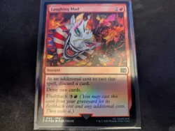 MTG Magic the Gathering FOIL Laughing Mad FIN! - Image 1