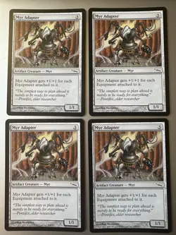 4x Myr Adapter (NM) Mirrodin Common MRD Magic the Gathering MTG Playset - Image 1