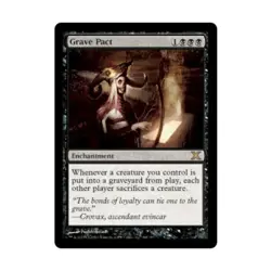 WOTC MtG 10th Ed Grave Pact (R) (Foil) Fair - Image 1