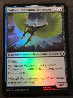 Vulture, Scheming Scavenger - Foil - SPM - MTG - EN - NM - 0158 - Image 1
