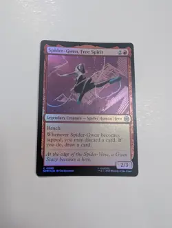 MTG - Spider-Gwen, Free Spirit (Foil) - Marvel's Spider-Man NM/M Condition - Image 1