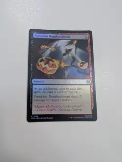 MTG - Pumpkin Bombardment (Foil) - Marvel's Spider-Man NM/M Condition - Image 1